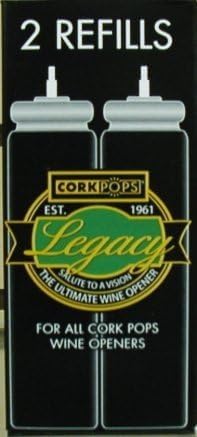 Recharges de rechange Cork Pops Legacy pour déboucher sans casser le liège