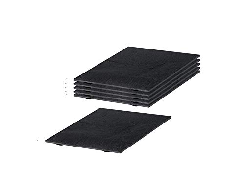 Ard'Time EC-6CA24 - Juego de 6 platos de pizarra Cover