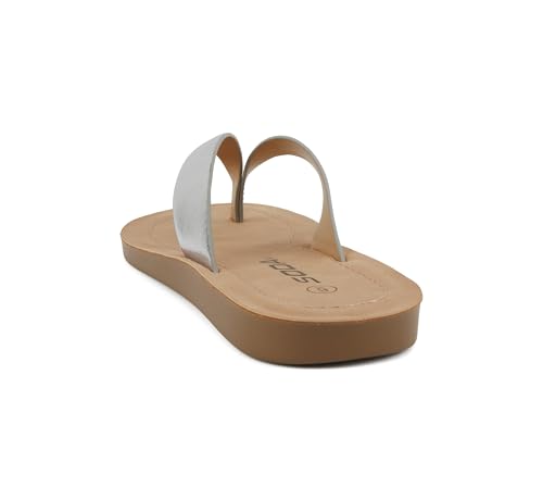 Image of Soda Shoes Women Flip Flops Basic Plain Slippers Thongs Sandals Strap Casual Beach Ella-S