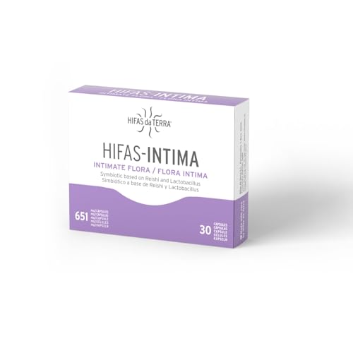HIFAS DA TERRA - HIFAS-INTIMA - Probiótico Vaginal con Reishi y Lactobacillus para el Cuidado Íntimo - 30 Cápsulas