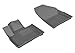 3D MAXpider Front Row Custom Fit All-Weather Floor Mat for Select Kia Sorento Models - Kagu Rubber (Gray)