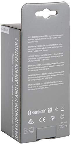Garmin Speed sensor 2 & cadence sensor 2 - measurement and storage of speed, cadence, distance via ANT+ or Bluetooth LE. Mount on wheel hub.