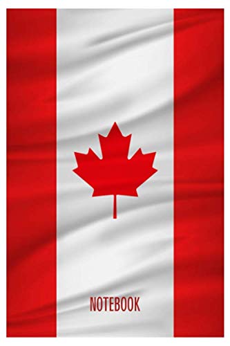 Canada Flag Journal Notebook Souvenir Diary: 100 Blank Ruled Pages 6x9 inch: I Love Canada , Canada Notebook Gifts and souvenirs