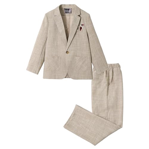 LOLANTA Kinder-Tweed-Anzug, 2-teiliges festliches Set für Jungen,...