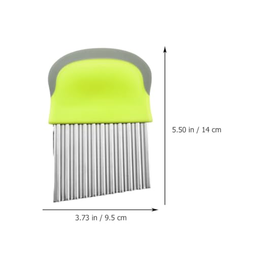 Cortadores de Papa Ondulados Homoyoyo 2 Piezas Acero Inox miniatura 2