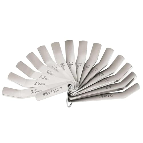 Feeler Gauge Jake Brake Tool Set Compatible with Volve Mack MP7 MP8 MP10 D12 D13 D16 Engines Intake & Exhaust Valve Adjustment Kit (14 PCs) Replaces 88880053 88880052 85111377