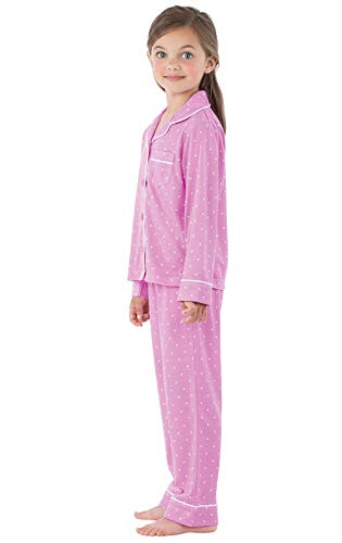 PajamaGram Pajamas for Kids - Kids Long Sleeve Button Down Pajamas with Pants4