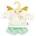 Heless 2175 - Ropa para Muñecas En El Diseño Ángel de La Guarda Esperanza, 2 Piezas con Camiseta y Pantalón Corto para Muñecas y Peluches de La Talla 35-45 Cm