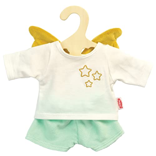 Vêtements de poupée avec t-shirt et short motif ange gardien pour poupons 35-45 cm Heless