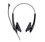 Jabra Biz 1100 Duo USB NC Global Wired On Ear Headphone with Mic (Black) (Part no -1159-0158)