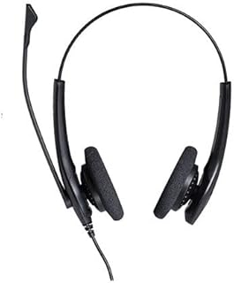 Jabra Biz 1100 Duo USB NC Global Wired On Ear Headphone with Mic (Black) (Part no -1159-0158)