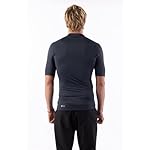 Short Sleeve Rashguard - UPF 50+ Sun Protection Surf Shirt, Tight Fit Rash Vest - Image 4