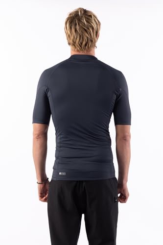 Rip Curl Men's Standard Short Sleeve Rashguard-UPF 50+ Sun Protection Surf Shirt, Tight Fit Rash Vest - Image 4