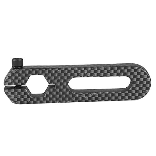 POENVFPO Brush Rest, Lightweight Alloy Material, Windage Adjustment, Left and Right Hand, Archery Accessory with CP812 for (Carbon Cloth Color)