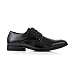 Ferro Aldo Alvin Men's Classic Plain Toe Derby | Formal Business Oxford Dress Shoe for Weddings & Office | MFA19696 | in Black, Size 10