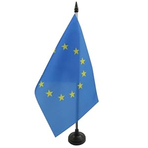 AZ Flag Europäische Union Tischflagge 21x14 cm