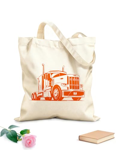XIARON Bolsos de calicó para mujer Coche Camión Máquina Auto Vehículo Garaje Tela de 340g/m² de grosor Combina con la ropa L Naranja