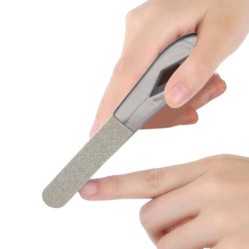 薄型ネイルファイル - 再利用可能なジェルネイル用爪やすり,やすり研磨ポリッシュツール ペディキュア用品 女性 女の子 足爪 サロン 自宅 オフィス 旅行 休暇 毎日のお手入れ向け