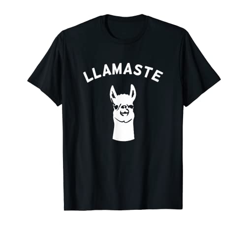 Funny Done Right: Llamaste Llama Y Yoga Camiseta Meditación Camiseta