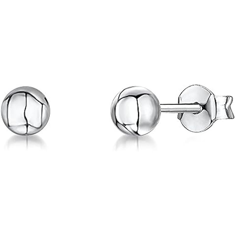 JOOLS by Jenny Brown ® - 4mm Sterling Silver Ball Stud Earrings Cover