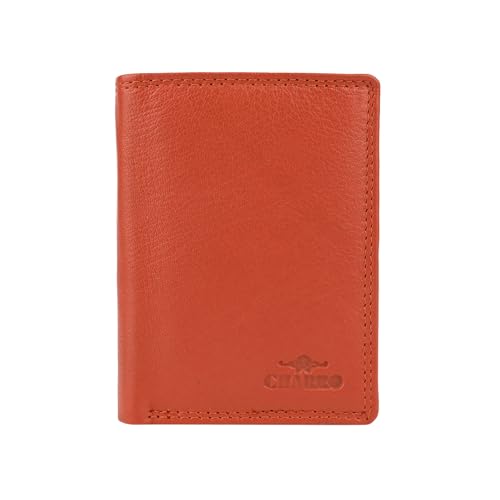 Portafoglio Verticale in Vera e Sottile Senza Portamonete Con Scatola Regalo uomo donna pelle