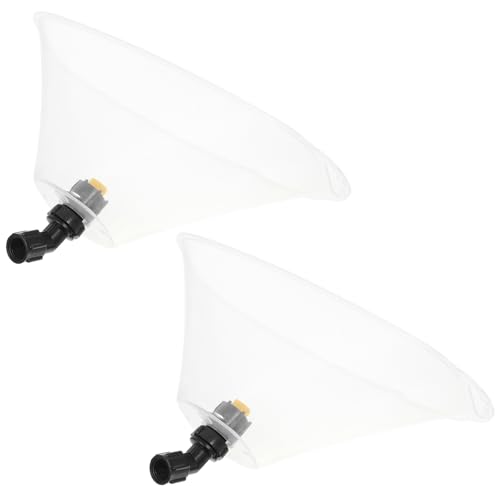 BESPORTBLE 2pcs Gardening Spray Plate High Pressure Spray Misting Nozzle High Pressure Spray Nozzle Atomizing Nozzle with Windproof Shield Gardening Tool Nozzles Component Electric Plastic