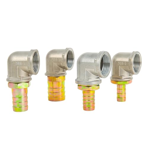 Conector de latón rosca hembra 1 pulgada codo manguera 32-16mm 5
