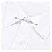 Collar Pin Collar Pins 6 Pcs Tie Clip Fashion Style Ties For Men Metal Tone Simple Bar Clasp Practical Pin(Silver)