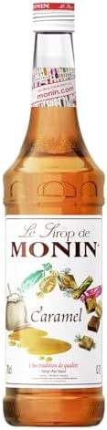 MONIN Premium Caramel Syrup 700ml, for Coffee and Cocktails, Vegan