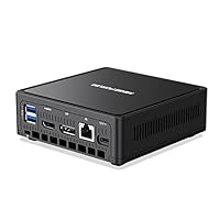 MINISFORUM Upgraded Mini PC 8GB DDR4 256GB SSD Celeron N5095 Prozessor Mini Computer 4 x USB 3.0-Anschlüsse Unterstützt HDD, Win11, 4K Triple-Videoausgang, Dual-Band-WLAN, BT 4.2