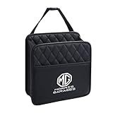 MATÉRIAUX DE HAUTE QUALITÉ: Cet organiseur de rangement pour voiture est fabriqué en cuir de haute qualité avec un revêtement imperméable, offrant un toucher doux et agréable. Il est résistant aux rayures et à l'usure, et facile à nettoyer