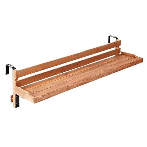 Mesa de balcón colgante – Mesa auxiliar plegable al aire libre para patio y jardín – Mesa de barandilla que ahorra espacio – Diseño elegante para balcones
