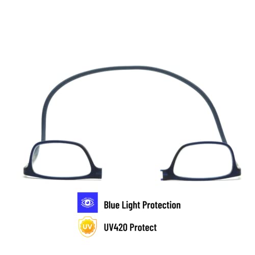 Image of First Lens Magnetic Blue Block Reading Glasses With Neck Band For Womens & Mens Easy to Use +1.00 | +1.50 | +2.00 | +2.50 | +3.00
