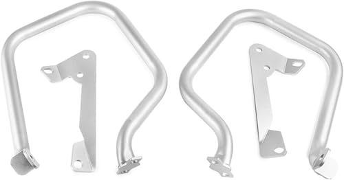 �m�[�u�����h�i �p��BMW R1250RT 2018-2023�p�I�[�g�o�C�N���b�V���o�[�t���[���A�I�[�g�o�C�t�����g�����A�p�̃G���W���K�[�h�N���b�V���o�[�p(Silver(Rear))