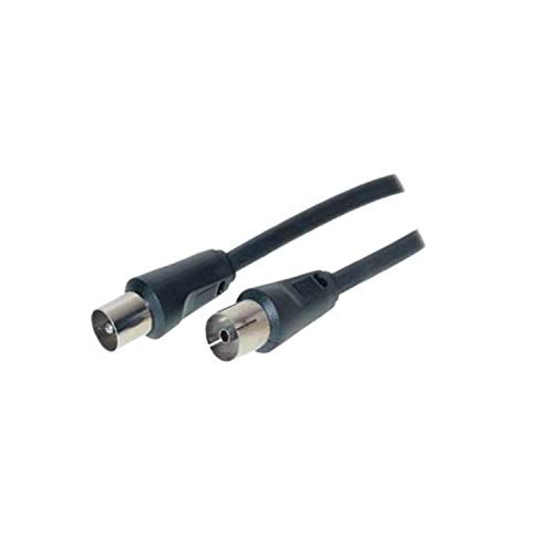 Câble d'antenne, bzt – Certifié CE – > 90 dB, Noir, 2,5 m