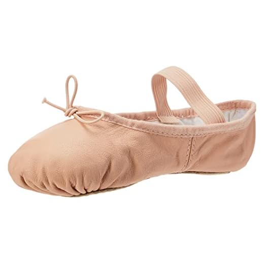 Bloch Dance Girl's Dansoft Full Sole Leather Ballet Slipper/Shoe, Pink, 1 Little Kid