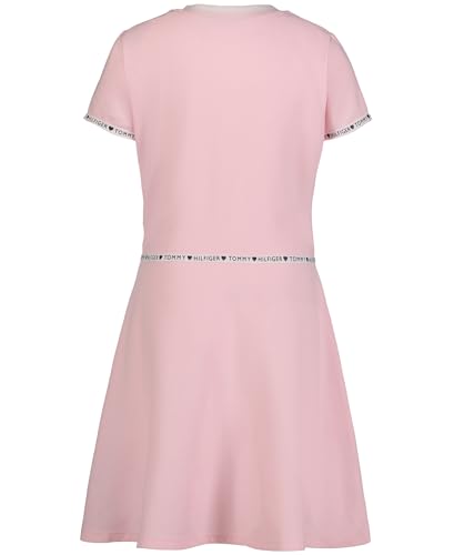 Tommy Hilfiger Girls' Short Sleeve Sporty Flag Taping Dress, Classic Style with Logo Design & Trim2