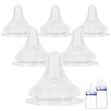 Silicone Nipples for Lansinoh Bottles, Size L,Replacement Bottle Nipple,6m+,Fast Flow, 6 Count