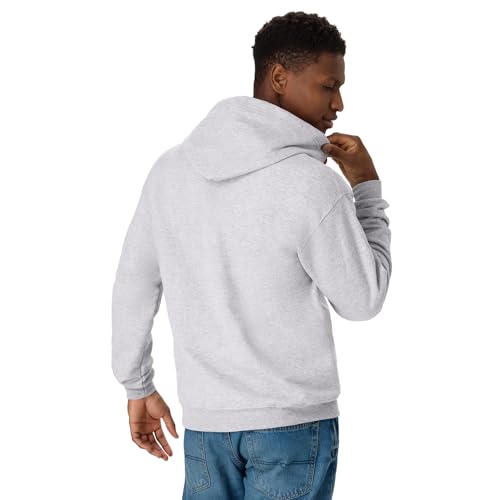 Image of Hanes Men's Zip-up Hoodie, Ecosmart Fleece Full-zip Hoodie for Men, Hooded Sweatshirt