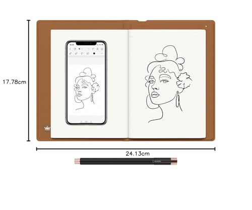 HUION Note 2-in-1 Digital Notebook Drawing Tablet With Battery-free Pen, Bluetooth Wireless Paper Tablet Electronic Writing Pad for Note-taking, Digital Art & Meeting, Refillable A5 Notepad, 9.5x7inch HUION Note 2-in-1 Digital Notebook Drawing Tablet With Battery-free Pen, Bluetooth Wireless Paper Tablet Electronic Writing Pad for Note-taking, Digital Art & Meeting, Refillable A5 Notepad, 9.5x7inch
