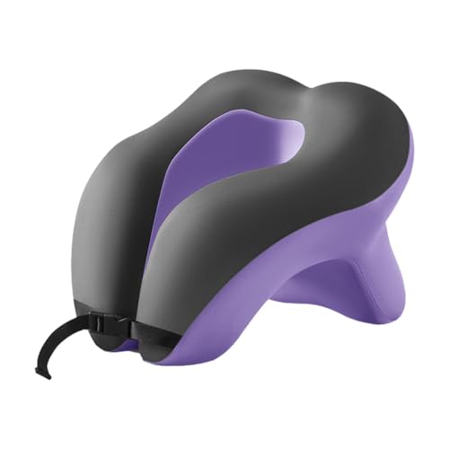 Oreiller cervical calme en mousse pour bureau violet - 2