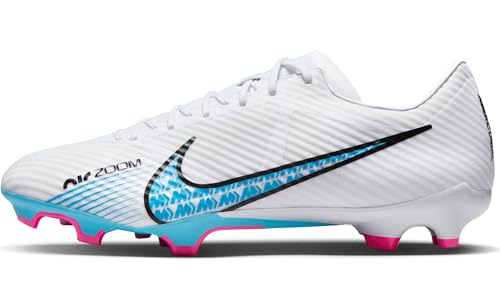 Nike Herren Zoom Vapor 15 Academy FG/MG Fussballschuh, White/Baltic...