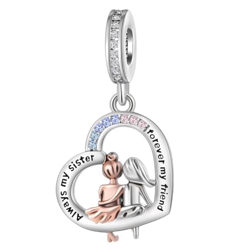 Abalorio de cristal para pulsera diseño huella de bebé con circonita cúbica charm