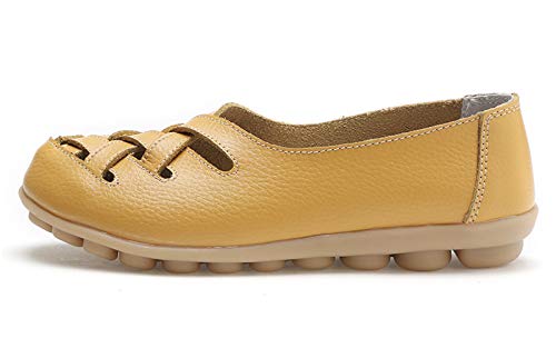 Image of VenusCelia Women's Braided-Nests Walking Flat Loafer