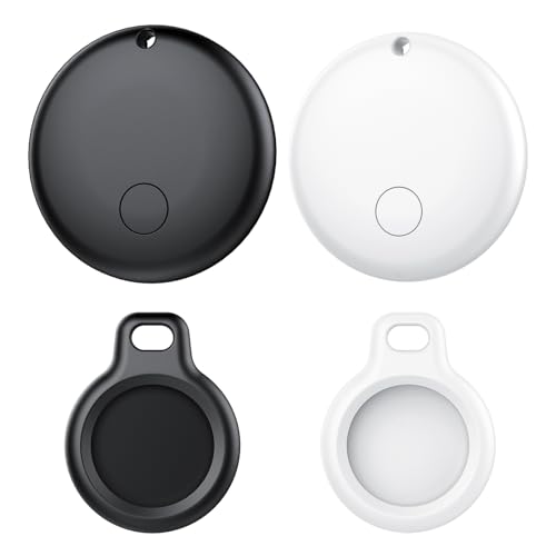 Image of Android Tag Tracker 2 Pack, Bluetooth Tracker Tags, Work with Google Find My Device App (Android Only), Smart Tags for Luggage, Wallet, Vehicles, Keys (Not for iOS)