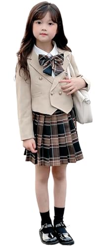 [TRVELBETT] ���Ǝ� �X�[�c ���w�Z���q �X�J�[�g�X�[�c ���̎q ���w�Z ���w�� 150 160 JK���� �Z�b�g �u���U�[ �u���E�X ���{�� �v���[�c�X�J�[�g �`�F�b�N ���w�� �X�[�c ������ �q���� ���� �t�H�[�}���X�[�c ���܎O �s�A�m���\