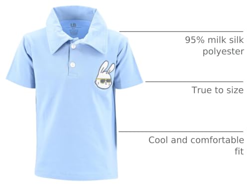 Image of Unique Baby Moisture Wicking Kids Polo Shirts for Toddler Boys Polo Shirt