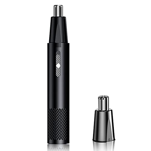 Kytpyi Nose Hair Trimmer for Men, Nose Trimmer, IPX5 Waterproof Upgrade Dual Blade Ear Hair Trimmer, Quiet Painless Nose Hair Remover, USB Smart Charging, Suitable for Men and Women