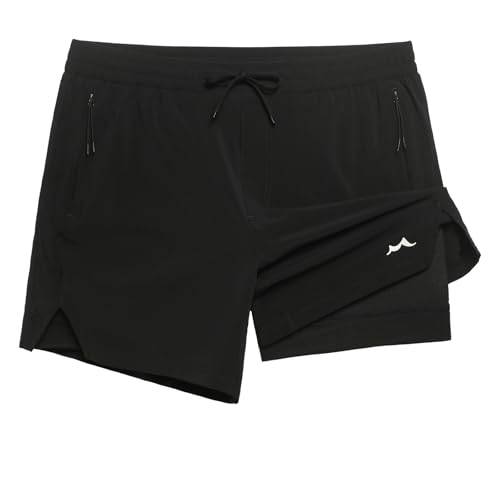 Image of maamgic Men's Athletic Running Shorts with Liner Ultra Lightweight Workout Shorts 5 inch / 7 inch