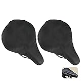 leruiyezs 2 Stück Sattelschutz Wasserdicht Fahrrad Universal,Mit Elastischem Gummizug,Für Alltag und Outdoor,Fahrradsattel Regenschutz Für Trekking MTB City Rennrad,Zuverlässiger Schutz